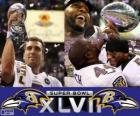 Super Bowl 2013 Şampiyonlar Baltimore Ravens